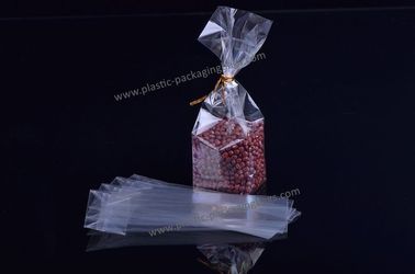 Heat Seal Square Bottom Cellophane Bags , Food Grade Transparent OPP Bag