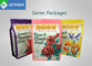 Re - Closeable Plastic Pouch Packaging Rainbow Colors Organic Fertilizer Use