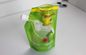 Stand Up Liquid Spout Pouches , Gravure Printing Plastic Packaging Bag