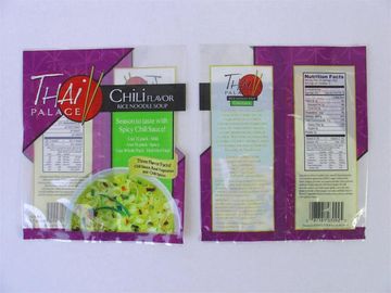 Custom Made Plastic Food Pouch Packaging Bags ROHS Approved