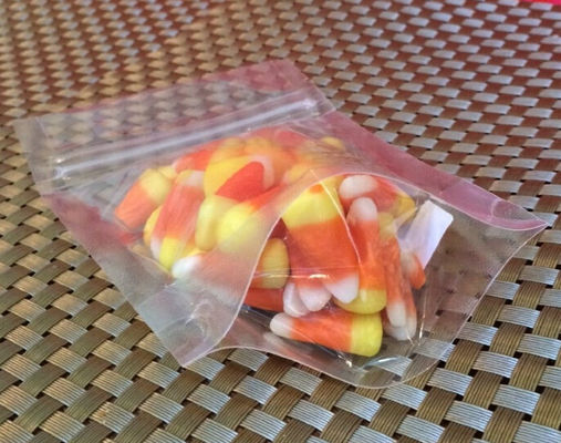 Plastic PE PET Laminated Clear Stand Up Pouch 250g 300g 500g For Candy / Powder