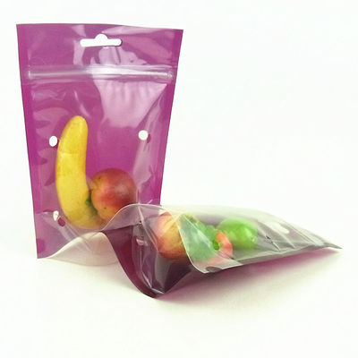 Plastic PE PET Laminated Clear Stand Up Pouch 250g 300g 500g For Candy / Powder