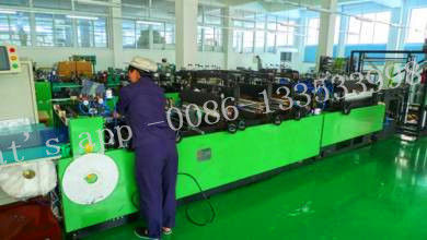 Laminated Pouch Plastic Bag Making Machine For High Speed PLC Controlled