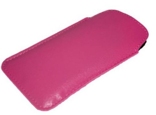 Simple Pantone 4.3" / 5" Leather Smartphone Case Phone Wallet Pouch With Stand