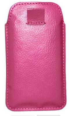 Simple Pantone 4.3" / 5" Leather Smartphone Case Phone Wallet Pouch With Stand