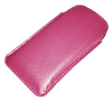 Simple Pantone 4.3" / 5" Leather Smartphone Case Phone Wallet Pouch With Stand