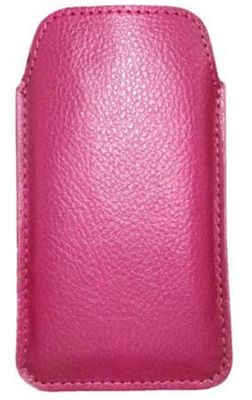 Simple Pantone 4.3" / 5" Leather Smartphone Case Phone Wallet Pouch With Stand