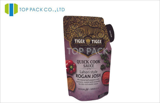 ซอส Josh Rogan บรรจุภัณฑ์พลาสติกบรรจุภัณฑ์ 8oz Customized Printing 12c