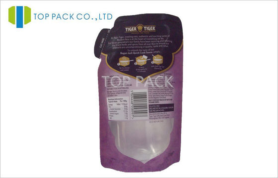 PET / PE ยืนขึ้น Pouches กลับ 8oz Customized พิมพ์ด้วยหน้าต่าง