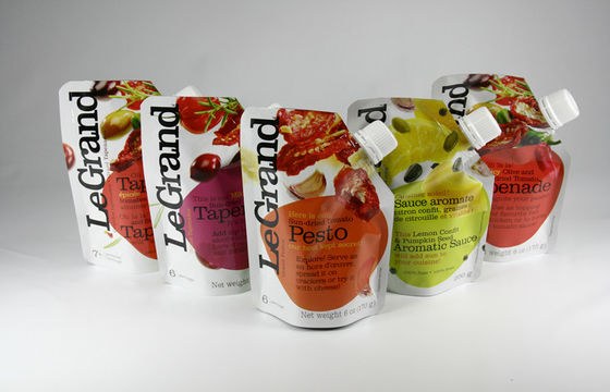 Self-Standing Liquid Pouch and Stand up Spout Pouches with Gravure Printing