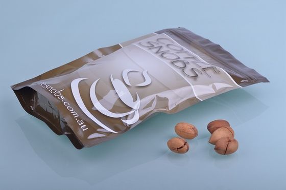 250g Valve Bottom Gusset Block Bottom Bags , Compounding Coffee Packaging Bags