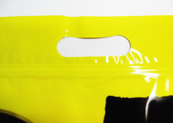 Three Side Seal Plastic Garment Plastic Bags With Zipper , Handle For Pants