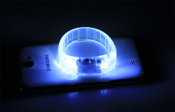 Custom Child Toy LED Flashing Bracelet Blister Card / Glow In The Dark Wristbands