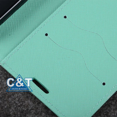 PU Leather Wallet Flip Samsung Galaxy S6 Case With Card Slots Stand