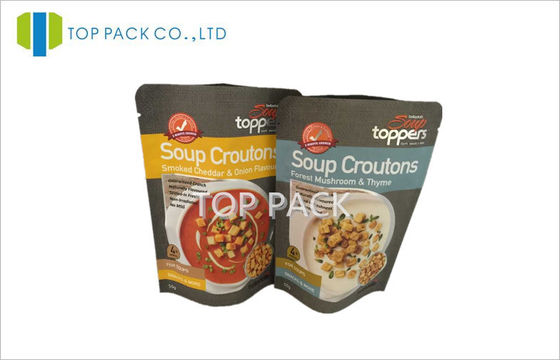 การพิมพ์ MOPP / VMPET สีดำลุกขึ้นบรรจุภัณฑ์สำหรับแซนวิช