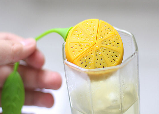 Heat Insulation Silicone Kitchen Tools Food Grade Silicone Tea Bag Of Lemon Shaped