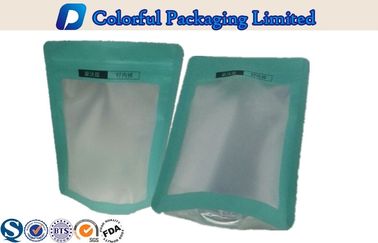 Durable Ziplock laminated Aluminum Foil Stand up Pouch for Socks , Cloth