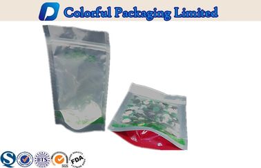 dog food Cloth Resealable Aluminum Foil Stand up Pouch with Window