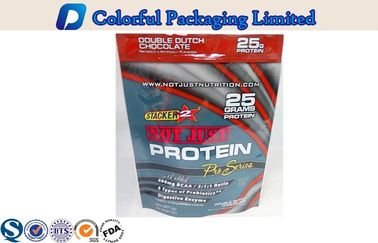 Coffee Aluminum Foil Stand Up Pouch Zipper Top , stock stand up pouches