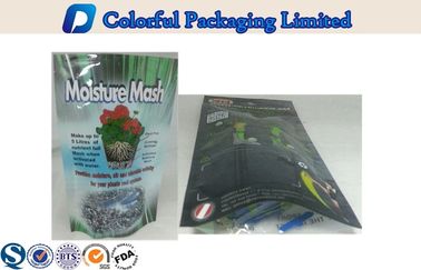 dry fruit CMYK / Pantone resealed foil stand up pouch With Clear Window