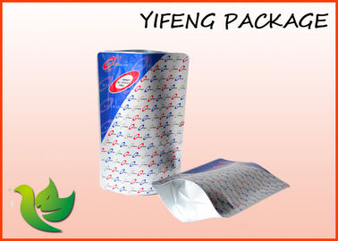 Waterproof Laminated Plastic Stand Up Pouches Reclosable Food Packaging Bag