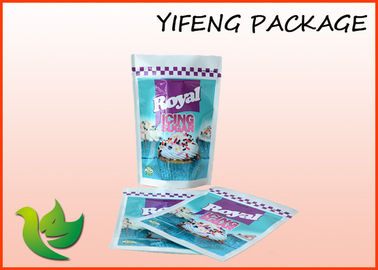 Waterproof Laminated Plastic Stand Up Pouches Reclosable Food Packaging Bag
