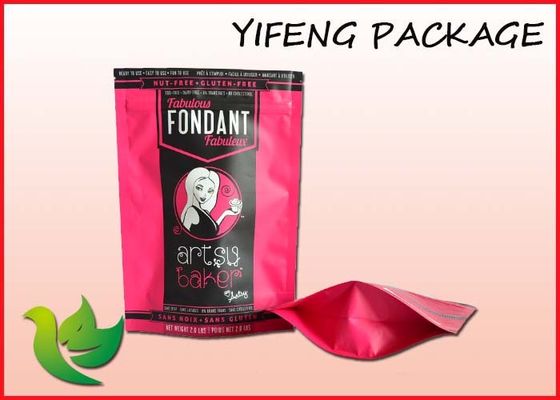 Chocolate / Candies Plastic Stand Up Pouches For Food Flexible Packing 16oz 12oz