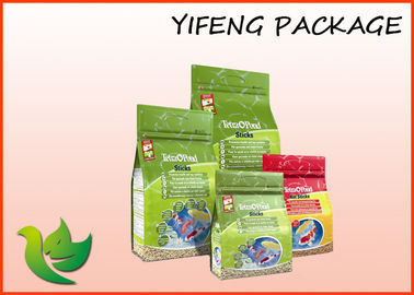 Stand Up Flat Bottom Pouch Snack Packing Recycable Plastic Quad Seal Bag