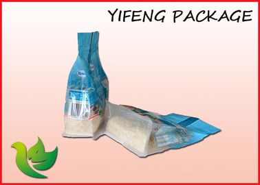 Zip Lock Stand Up Flat Bottom Pouch For Food Packaging 500g