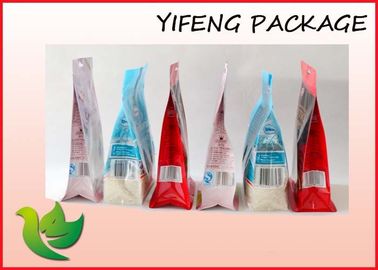 Zip Lock Stand Up Flat Bottom Pouch For Food Packaging 500g