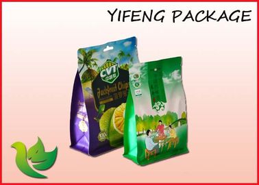 Plastic Lined Paper Flat Bottom Pouch With ZIP Top For Dry Fruit