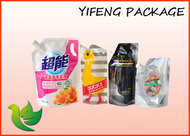 Doypack Aluminum Foil Spout Pouch With Center Spout For liquid 400ml