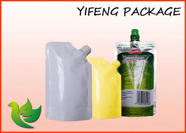 Soup Aluminium Foil Stand up Spout Pouch With Zipper And Printing