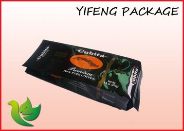 Side Gusset Aluminum Foil Coffee Packaging Bag With Tin Tie