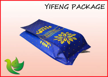 250G Side Gusset Coffee Packaging Bag With Printing / Foil Coffee Bag