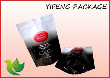 Printed Laminated Aluminum Foil Coffee Packaging Bag With Valve