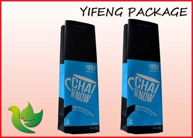 Laminated Aluminum Foil Coffee Packaging Bags Heat Sealing Flat Bottom Pouch