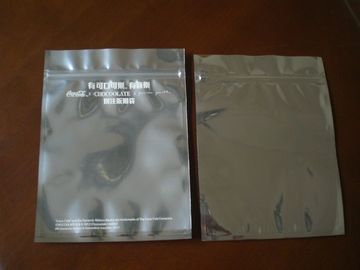 Zip Lock Aluminum Foil Pouch Packaging Bag For Meat Bread Flexible