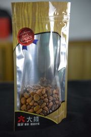 Tea Poly Resealable Stand Up Pouches Customized Printed 115 Micron