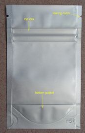 ถุง Ziplock ฟอยล์ผลไม้อบแห้งยืนขึ้นถุงที่มีหน้าต่างโปร่งใส