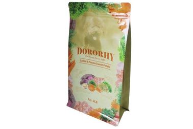 Custom Printed Stand Up Pouches Plastic Pet Food Packaging
