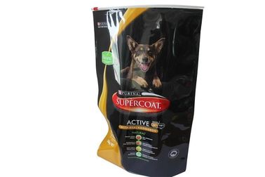 Resealable PET / NY PE Stand Up Slider Pouch Gourmet Food Packaging